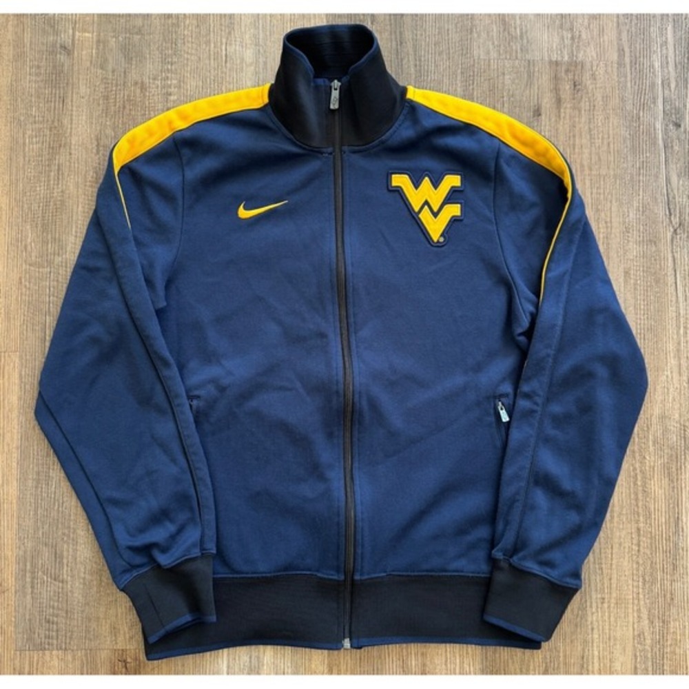 NIKE‎ West Virginia University Mountaineers Embroidered Full Zip Track Jacket